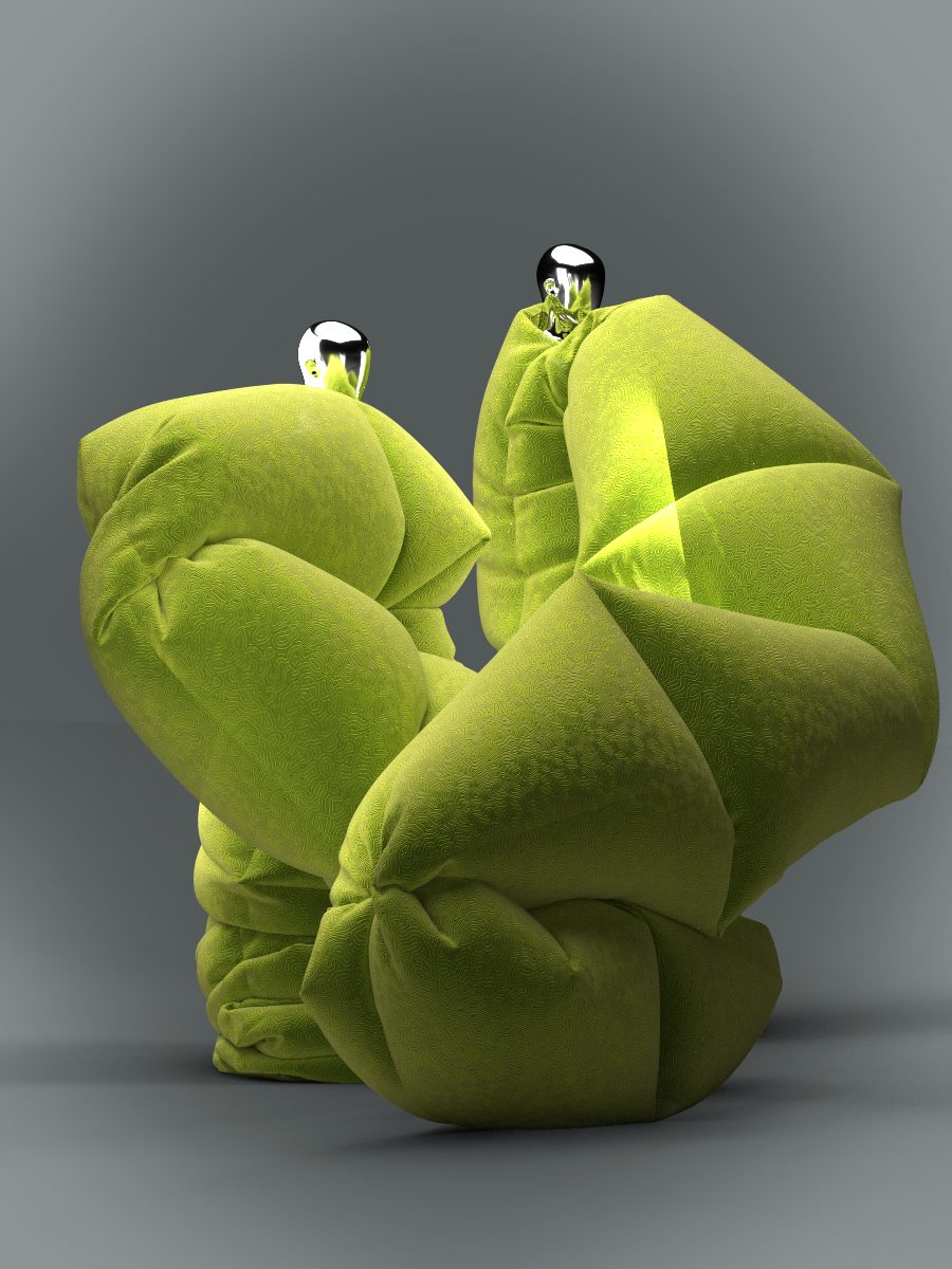 A sculptural 3D design by Lina Khalil