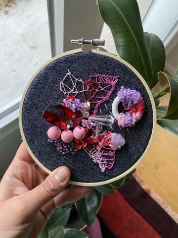 The Art of Thread — textile art by Lina Khalil.