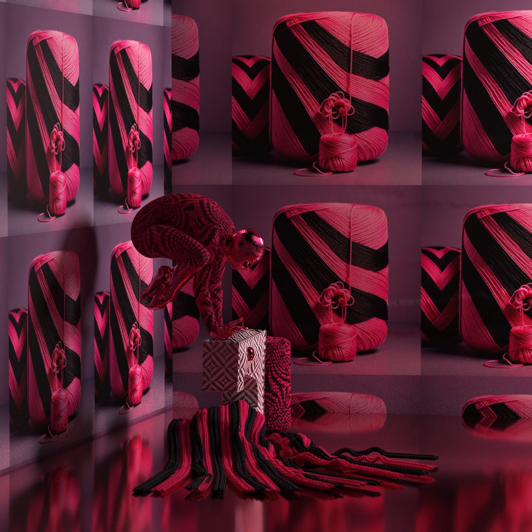 Yarn bombing — 3D work by Lina Khalil, image 4.